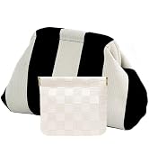 Vpoofree Clutch Purses for Women,Woven Crochet Bag&Cosmetic Bag Dumpling Striped Cloud Purse Even...