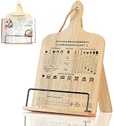 comfoyar Cookbook Stand for Kitchen Counter, Sturdy Recipe Book Holder with Adjustable Angle, Fol...