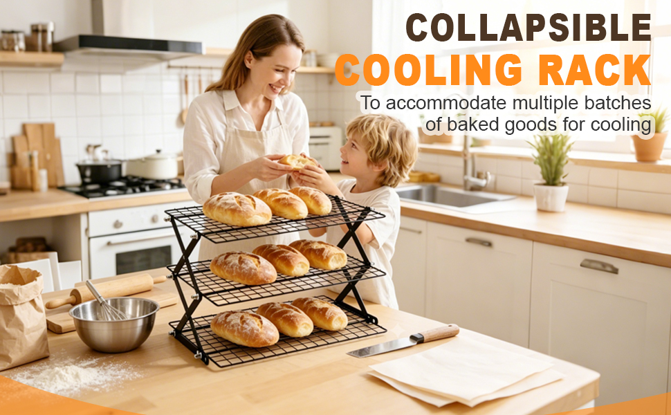 collapsible cooling rack