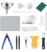 Resin 3D Printer Accessories Kit, Including Cleaning Silicone pad and Stainless Steel Funnel, Mai...