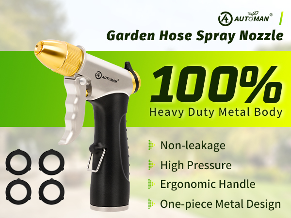 AUTOMAN adjustable garden watering nozzle