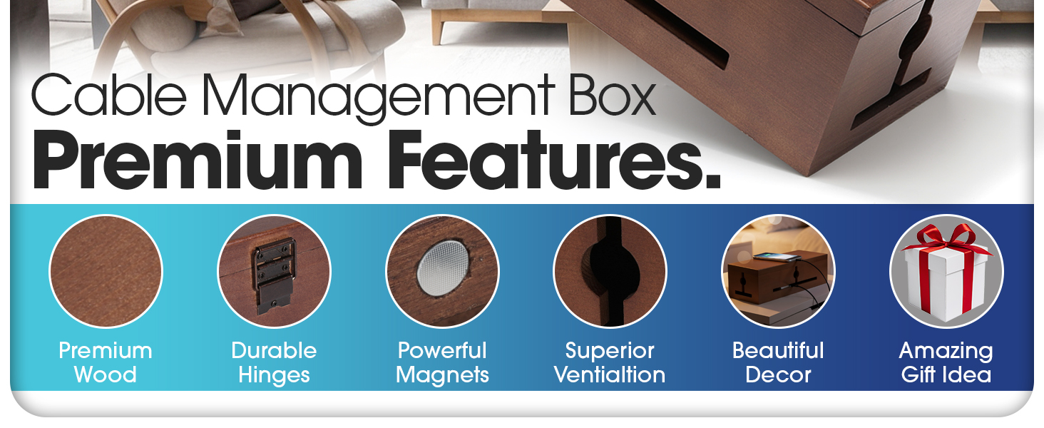 wire organizer box