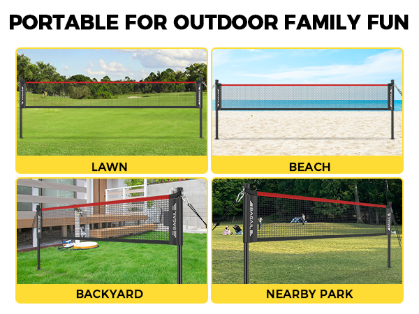 outdoor badminton net set backyard badminton net official size badminton net family sports equipment