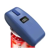 Electric Can Opener – USB Rechargeable with LED Display, Smooth Edge & Auto Stop, One-Touch Hands...