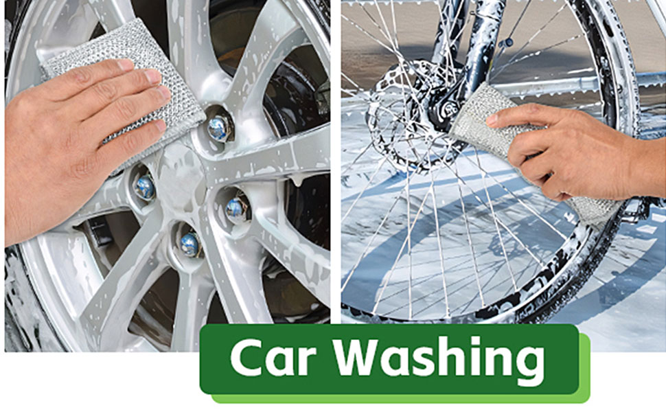 wire dishwashing rags