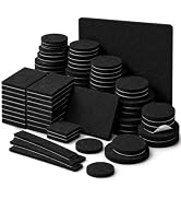 Jayen 133 Pcs Felt Self-Adhesive Cuttable Furniture Pads, Anti-Scratch Floor Protectors for Any F...