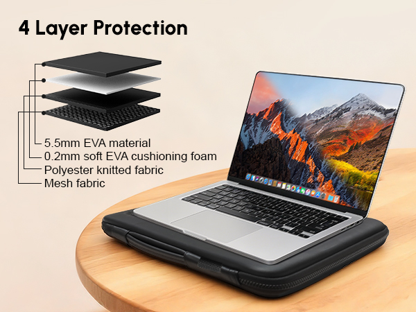 15 laptop case hard shell