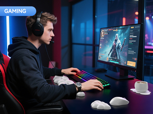 Cloud Keyboard Wrist Rest