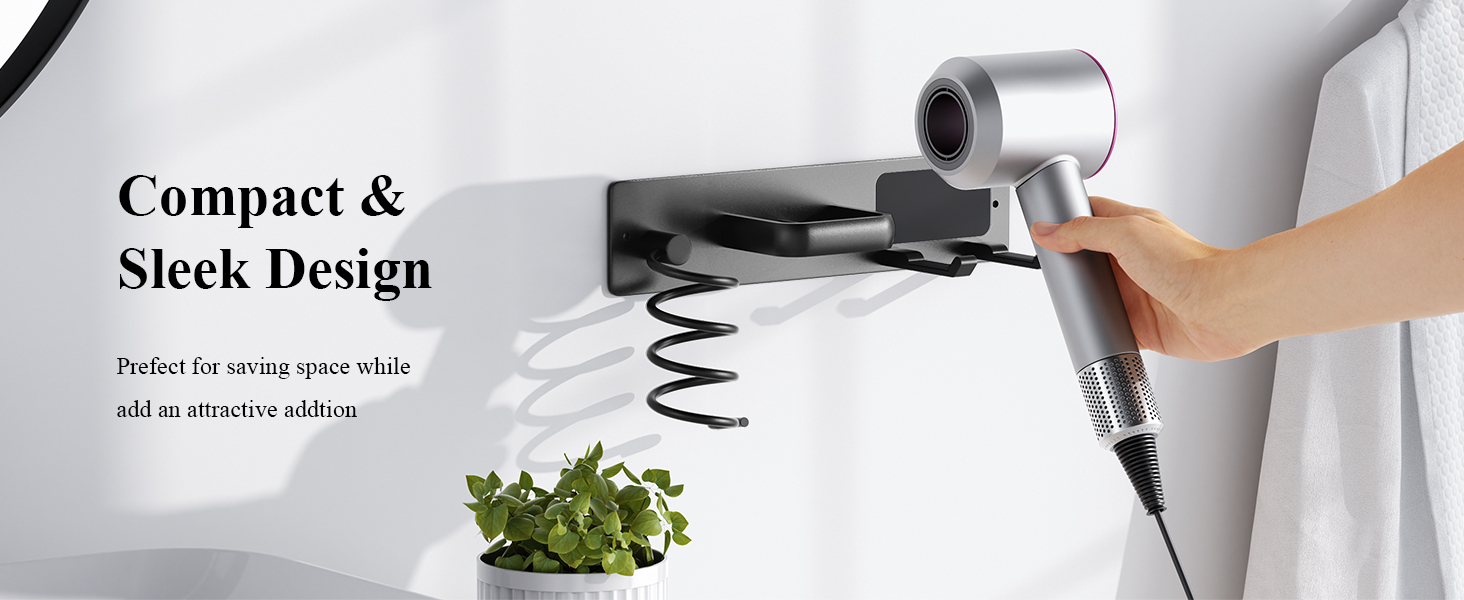 Blow Dryer Holder Wall Mount