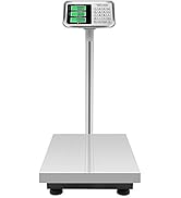 TUFFIOM 661lbs Weight Electronic Platform Scale,Stainless Steel High-Definition LCD Display,Digit...