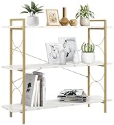 fusehome 3 Tier Bookshelf, Modern Open Low 3 Shelf Bookcase,Small Book Shelves for Bedroom, Wood ...