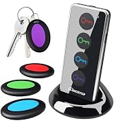 Key Finder Locator RF Wireless Remote Item Tracker with 4 Receivers | No App Required | 131FT Wor...