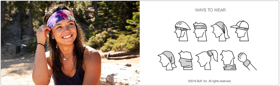 buff headband ways to wear