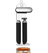 KITCHENDAO Manual Can Opener, Super Sharp Sandvik 12C27 Blade, Handheld Can Opener with Magnet, S...