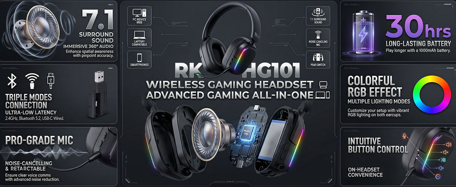 rk gaming headsets