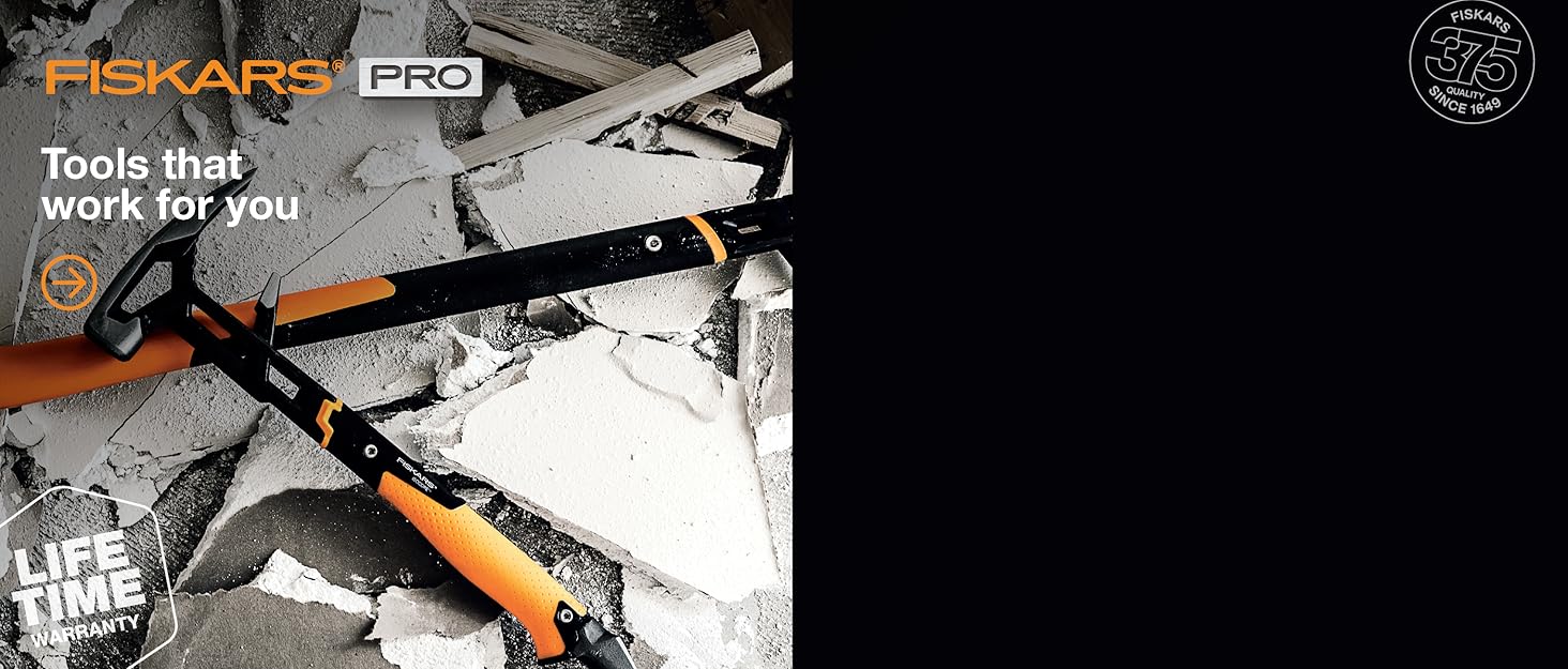 Fiskars Pro Tools for hardware and landscaping