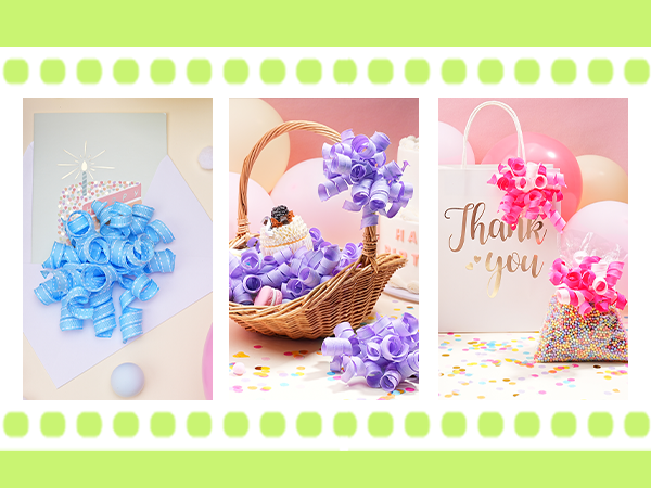 birthday decorations birthday bows for gift wrapping curly bows for gift wrapping