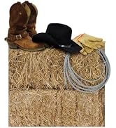 Beistle Western Stand-Up Cowboy Themed Decoration, Large Rustic Photo Prop for Rodeo Events, Barn...