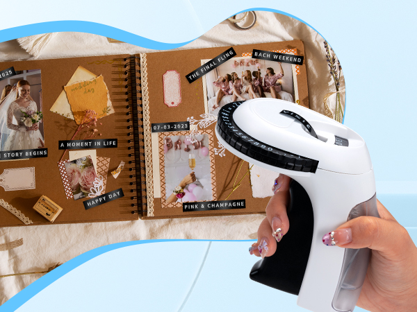 Vintage label maker is especially popular for DIY projects, crafting, scrapbook and junk journal