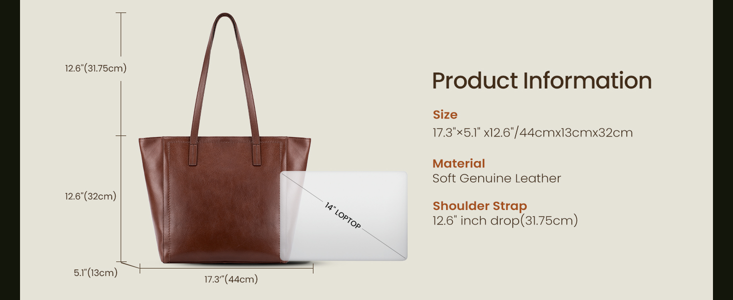 leather tote bag for women