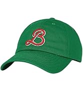 3D Script B Embroidered Baseball Cap with Boston on Back - Cotton Dad Hat Adjustable Metal Buckle...
