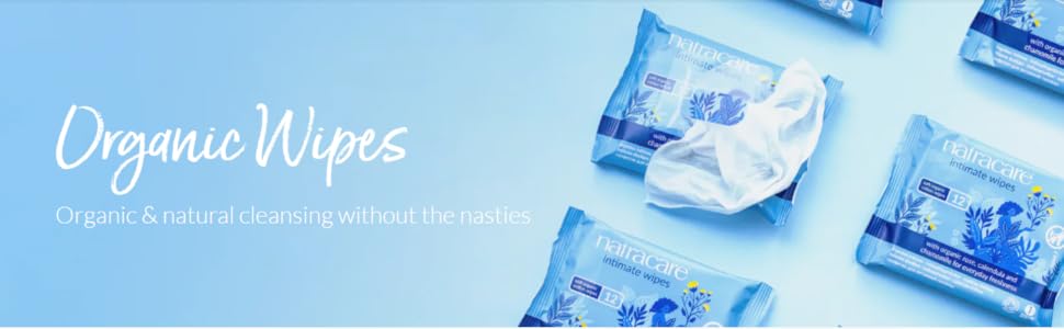 Natracare Wipes banner