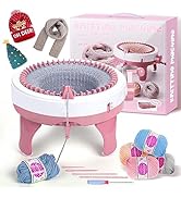 MIAOKE Knitting Machine, 40 Needles Smart Weaving Loom Knitting Round Loom, Knitting Board Rotati...