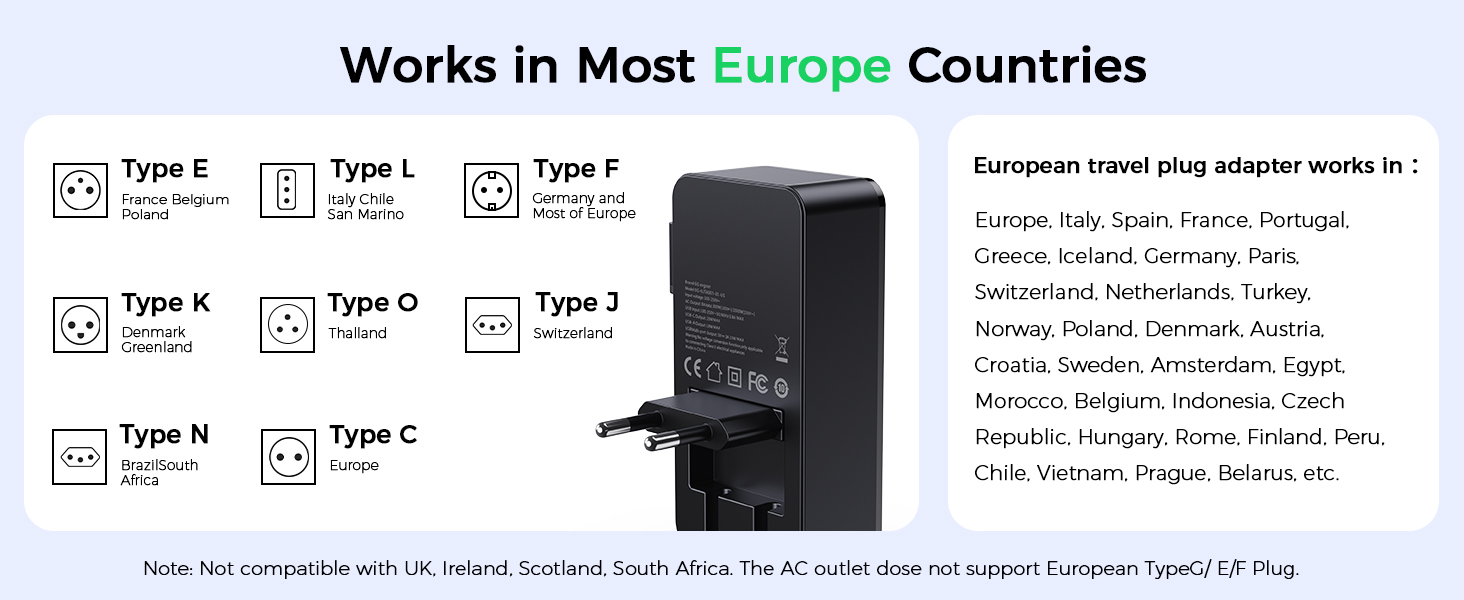 European Travel Adapter