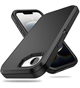 ACAGET for iPhone 16e Case Heavy Duty Matte Armor with Port Anti Dust Plug Protective Phone Cases...