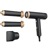 Hair Dryer 3 in 1 Hot Air Styler, 2000 W Ionic Blow Dryer, Lightweight Compact Hairdryer for Trav...