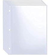 WITHYU 40 Pack 80 Pockets 5x7'' Photocard Sleeves A5 3 Mini Ring Binder Ultra-Clear Photo Sleeves...