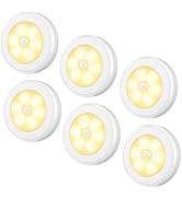 AMIR Upgraded Motion Sensor Light, Cordless Battery-Powered LED Night Light, Stick-Anywhere Close...