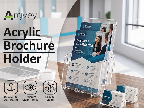 brochure holder stand
