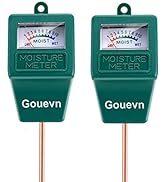 Gouevn 2pack Soil Moisture Meter, Hygrometer Soil Plant Water Meter, Plant Moisture Meter Indoor ...
