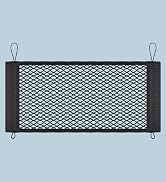 VEHIRIE Cargo Net for Car Trunk Organizer, 25.6" x13.7" Elastic Mesh Pockets Backseat Hanging Tru...