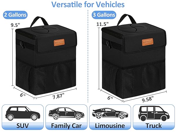 car trash bag hanging