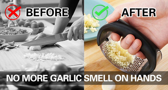 garlic press
