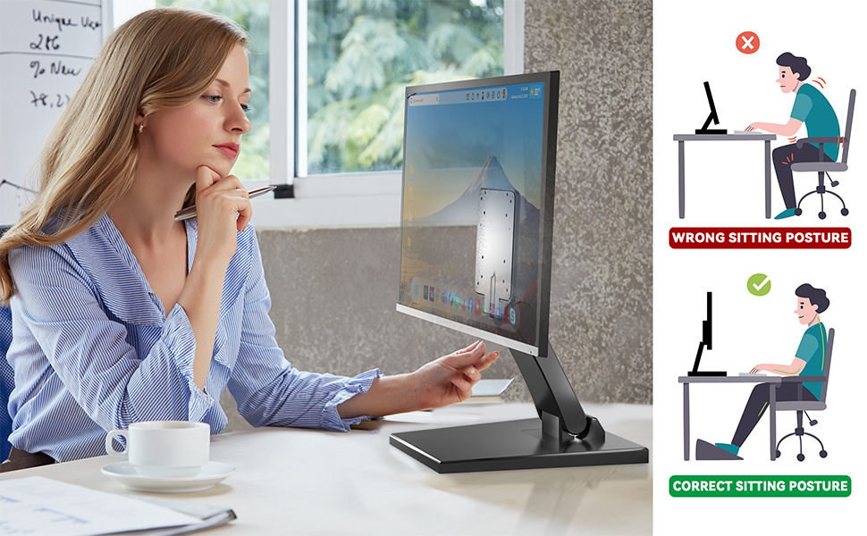low profile monitor stand