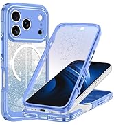 Hekodonk for iPhone 17 Pro Max Case, Compatible with Magsafe [Built-in Tempered Glass Screen Prot...