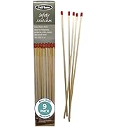 Extra Heavy Duty Long Safety Matches | Long Wooden Fireplace Matches for Candles, Camping, BBQ Gr...