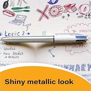 BIC 4-Color Shine Retractable Pen