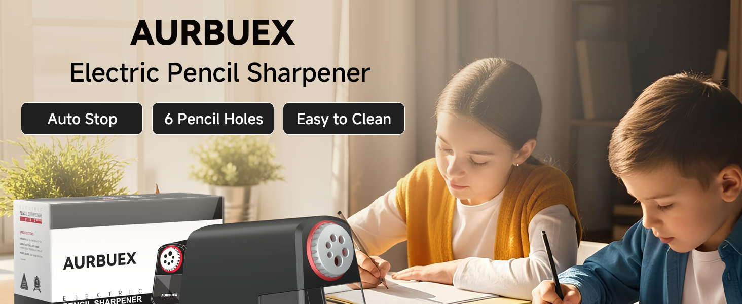 Auto stop electric sharpener