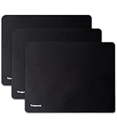 3 Pack Mouse Pad, Ultra-Smooth Gaming Mousepad, Non-Slip Rubber Base, Waterproof Mousepads Bulk W...