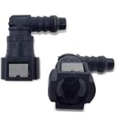 Hugwits 2 PCS Fuel Line Quick Connector, OD 0.42" 9.49-ID8 Fuel Pump Quick Disconnect Fitting, 3/...