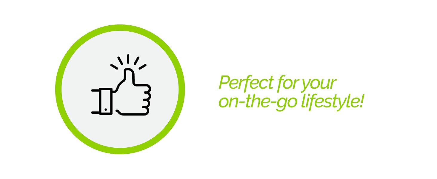 perfect for your on the go lifestyle
