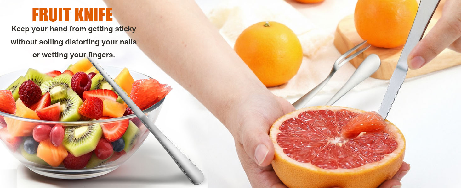 stainless steel fruit knife