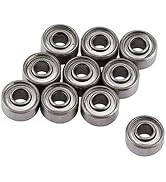 10pcs 693ZZ Micro Steel Deep, Radial Ball Bearings Deep Groove Ball Bearings Groove Ball Bearing ...