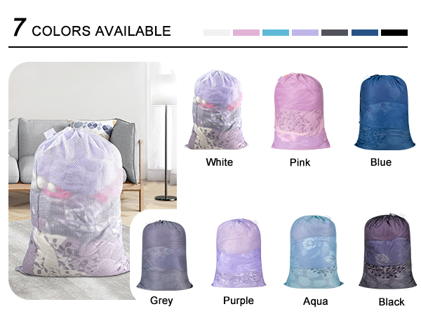 blue laundry bag
