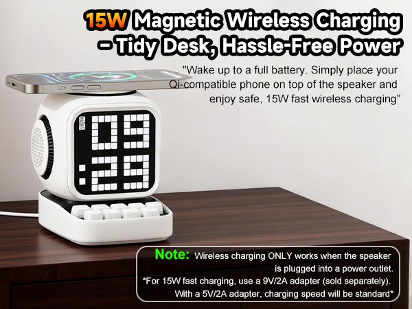 15W wireless charging