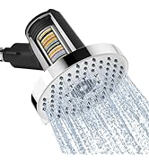 SR SUN RISE Filtered Shower Head with Filters- High Pressure Rain Shower Head,with 20-Stage showe...